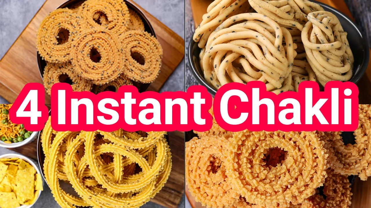 Instant Chakli or Murukku Recipes for This Festival Season   Instant Crispy Festival Snacks