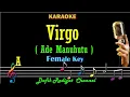 Virgo (Karaoke) Ade Manuhutu Nada Wanita/ Cewek/ Female key A