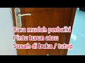 Lagu Cara mudah perbaiki pintu turun atau gasrut dengan lantai