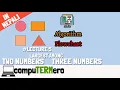 Flowchart to find largest among two and three numbers Algorithm and Flowchart 5
