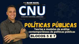 Teorias e Modelos de análise contemporâneos de Políticas Públicas (CNU)