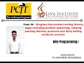 Web project Task 50 1st year Semester 01 Java Institute eShop Application