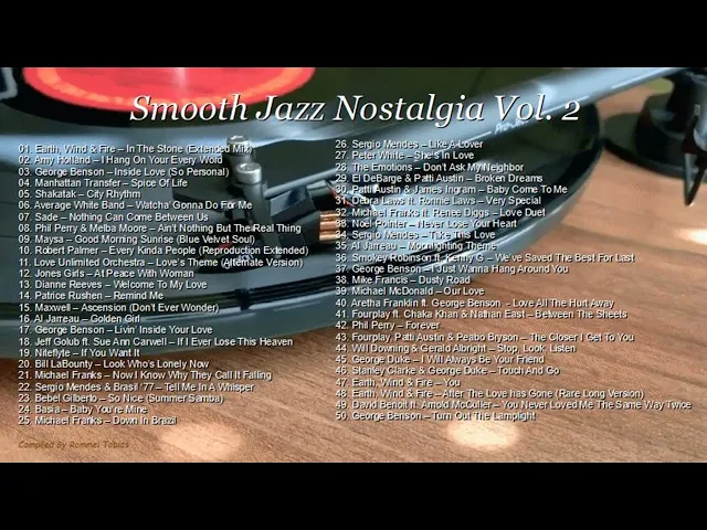 Download MP3 Smooth Jazz Nostalgia Vol. 2 - 70s 80s & 90s Jazz Fusion, Smooth Jazz/R&B/Soul Compilation
