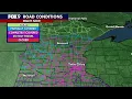 MN weather Hazardous road conditions during winter storm