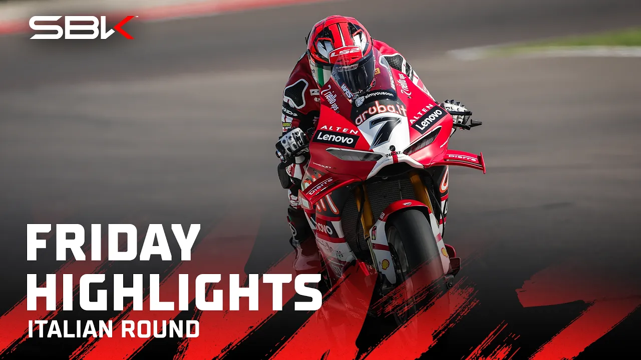 HIGHLIGHTS from a Friday with Lecuona on form, Bulega crashes 💥 | 2026 #ItalianWorldSBK 🇮🇹