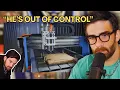 Hasan's brother BUILT a CNC MACHINE causing his stream to CRASH