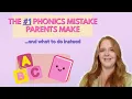 Why ABC Charts Are Ineffective for Teaching Phonics The phonics mistake parents make