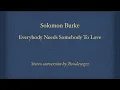 Solomon Burke - Everybody Needs Somebody To Love (stereo by Twodawgzz)