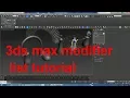 modifiers in 3ds max Introduction to Modifiers in 3ds max part 1