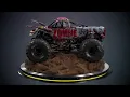 Fire Zombie Monster Jam Truck 360 Turntable Views | Monster Jam