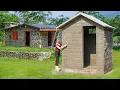 Download Lagu Plastering Brick Walls, Drawing Decorative Lines For Bathrooms and Toilets - Girl's DIY Stone House