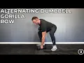 Alternating Dumbbell Gorilla Row