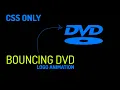Bouncing DVD Logo Animation With Html CSS Only
