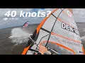 Bork Havn Windsurf SPEED BATTLE Me 82kg vs Gunnar Asmussen GER2 110kg 40 knots possible