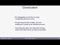 Conclusion 7 - Troubleshooting