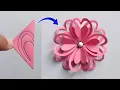 How To Make Paper Flower Beautiful Paper Flower Making Idea DIY Paper Flower Craft