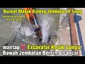 Download Lagu Mantap‼️ Excavator Keruk Lumpur Bawah Jembatan Bersih \u0026 Aliran Air  Lancar Jaya #dedimulyadi