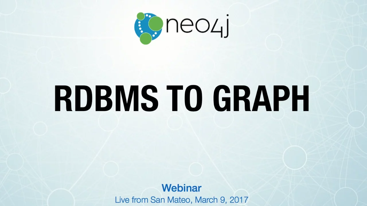 RDBMS to Graph
