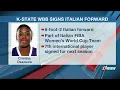 K-State WBB signs Italian forward