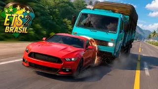 SE NAO SAIR DA FRENTE EU PASSO POR CIMA! - ETS2 BRASIL