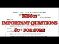 Full Stack Development Super important questions BIS601 22 scheam 6th sem ISE Stream