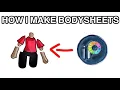HOW I MAKE GACHA BODY SHEETS FOR TWEENING gacha life tutorial