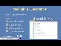 The Modulus Operator