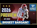 BARGAIN ALERT Chiefs WR Xavier Worthy EMERGES as Biggest AFC West STEAL Jeanty or Hampton In 26
