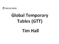 Global Temporary Tables GTT in Oracle
