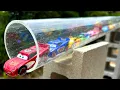 Download Lagu 12 Disney Cars ☆ Cleanup Convoy \u0026 Splash Jumping Course