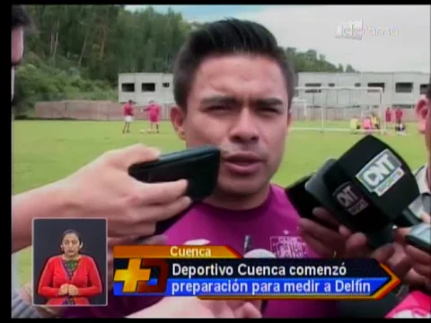 Deportivo Cuenca comenzó preparación para medir a Delfín