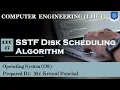 Lect-47 SSTF Disk Scheduling Algorithm Operating System Computer Engineering