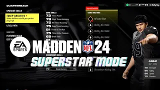 MADDEN NFL 24 SUPERSTAR MODE DRAFT COMBINE