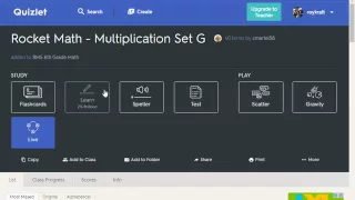 Rocket Math Practice