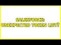 Salesforce Unexpected token list 2 Solutions