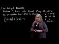 Line Integral Evaluation Example 1