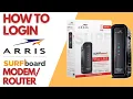Arris Router Login Default Username Password Arris Modem Login Guide