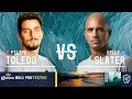 Download Lagu Kelly Slater Resurges in Corona Bali Quarterfinals vs. Felipe Toledo
