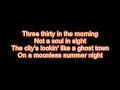 Garth Brooks - The thunder rolls LYRICS