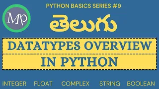 Python Datatypes Overview In Telugu Python Basic Series Telugu