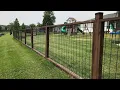 DIY Hogwire Fence 1 Year Follow Up