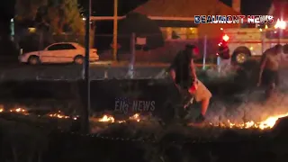 ARSON ARREST Breaking Vegetation Fire in Banning CA Local Heroes Step In