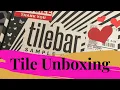 UNBOXING TileBar Samples Product Review Choosing Tiles for our Bathrooms