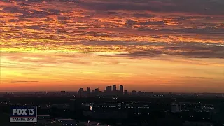 Time-lapse Sunrise over Tampa