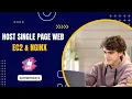 Hosting a Single-Page Application on AWS EC2 with Nginx - Step-by-Step Tutorial