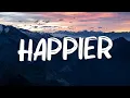 Download Lagu happier - Olivia Rodrigo (Lyric Video) || Madison Beer,Jamie Miller,...