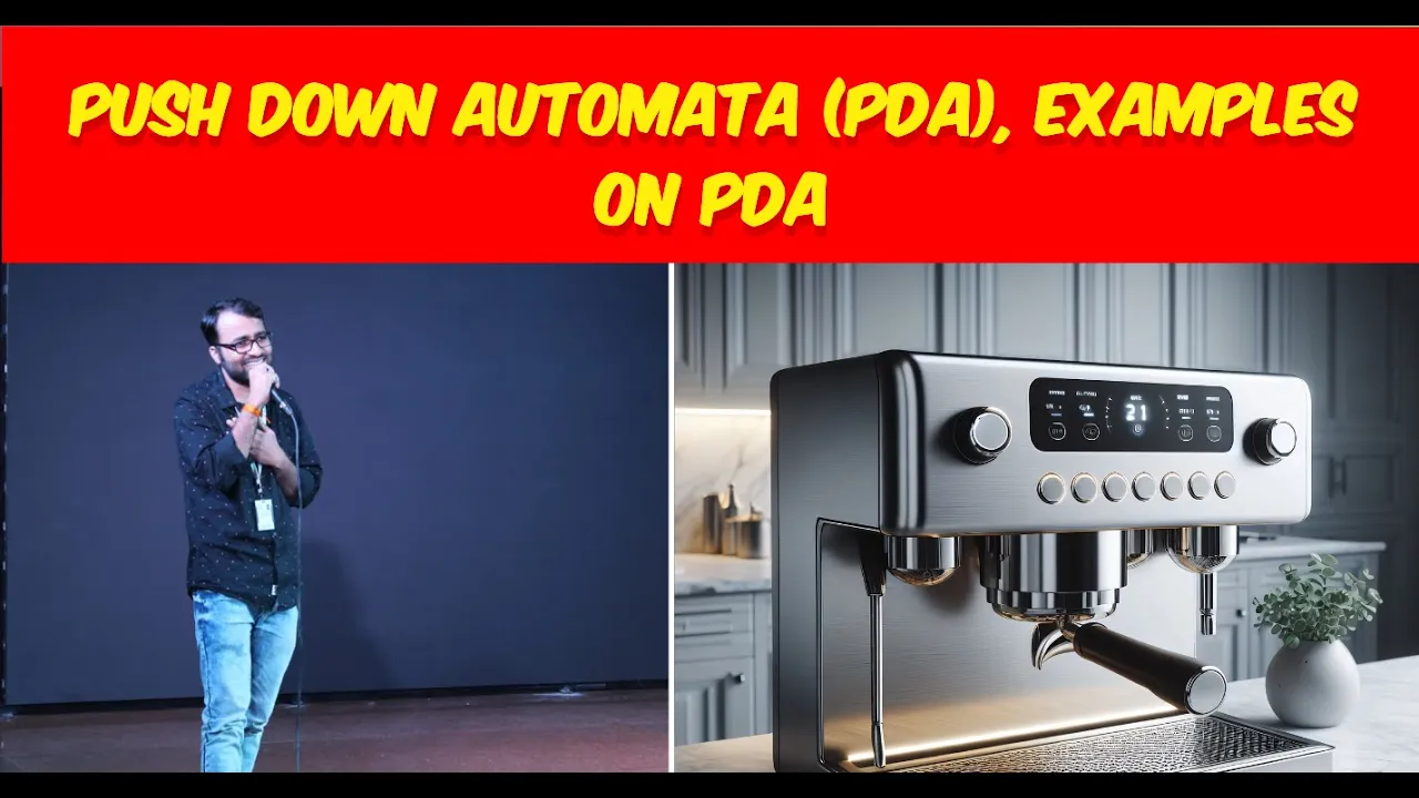 Lec-4.1: Push Down Automata (PDA) | Examples on PDA | Nondeterministic & Deterministic | NPDA | DPDA