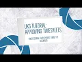 UKG Tutorial How to Approve Employee Timesheets