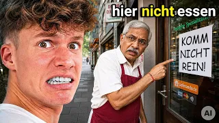 Ich habe Passanten gefragt, wo man NICHT essen sollte