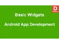 Android User Interface Basic Widgets